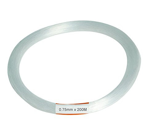 AMKI Plastic 0.03in/0.75mm Diameter 656ft(200Meter) PMMA Fiber Optic Roll End Glow Cable for All Kind Led Star Ceiling Light Kit - color: 656ft, size: 0.03in