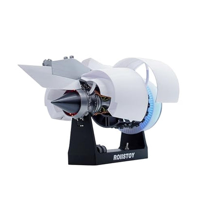 TR-900 Large Scale Turbofan Engine Building Kit High Complexity Abundant Parts Hyper Realistic Assembly Gift for Aerospace Enthusiasts Kids Adults (DIY KIT-Prime) - style: Complete TR900 DIY KIT