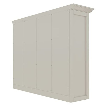 OSCHF 12-Cube Open Bookcase with Base, 3-Tier Wooden Bookshelf, White - color: Warm White, size: 12-Cube