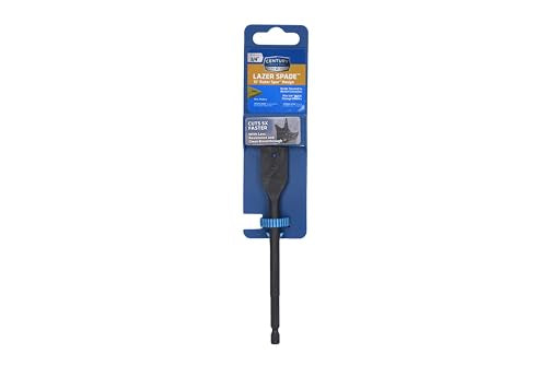 Century Drill & Tool 36448 Lazer Spade™ Bit, 3/4", Overall Length: 6" - size: 3/4" X 6"
