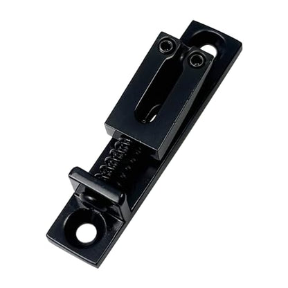 Pack of 6 10.5mm Single String Guitar Bridge Zinc Alloy Individual Fixed Hardtail Bridge for 6 String Electric Guitar Replacement Parts Black - color: Black