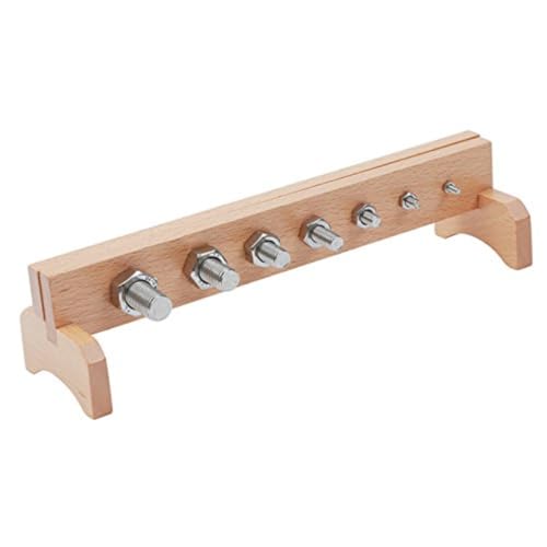 DANNI Montessori Children Life Skill Educational Toys Kids Wood Screw Bolts And Nuts Preschool Learning Training Teaching Aids