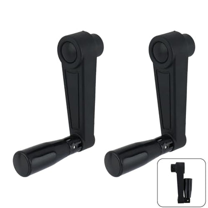2 Set 4.09 Inch Nylon Crank Handle for Industrial Machine Tools - style: HD-10mm/2 Set