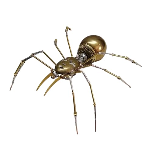 Steampunk Mechanical Insect Spider 3D Metal Model Kit for Adults DIY Assembly 2-3 Hours Build Premium Screw Craft Birthday Gift for Men Teens Father(Ghost Spider) - style: Ghost Spider