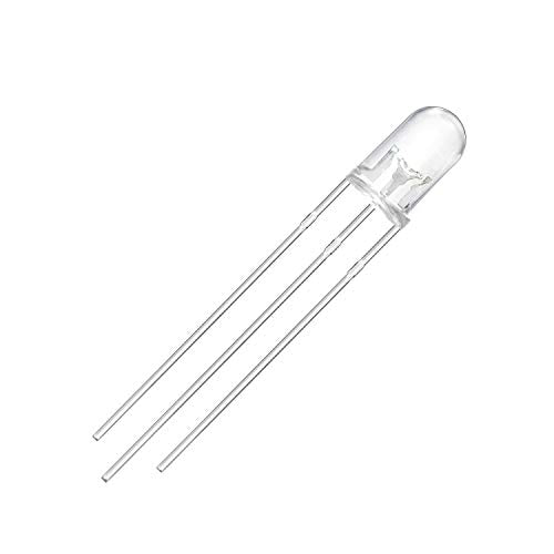 CHANZON 100 pcs 5mm Red & Blue LED Diode Lights Common Cathode - color: F) Red & Blue (Cc) (100pcs)