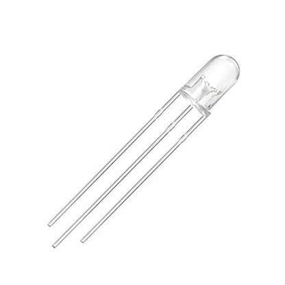 CHANZON 100 pcs 5mm Red & Blue LED Diode Lights Common Cathode - color: F) Red & Blue (Cc) (100pcs)