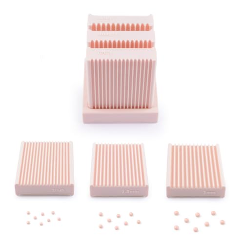 Mini Polymer Clay Bead Maker（2&2.5&3mm）, Clay Beads Roller Bead Shaping Tool Clay Molds for Jewelry Making DIY Bracelet Necklace Craft - color: 2-3mm