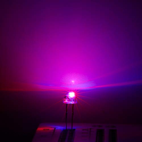CHANZON 100 pcs 5mm RGB Multicolor Fast Blinking (Multi Color Changing) - color: J) Fast Flash (100pcs)