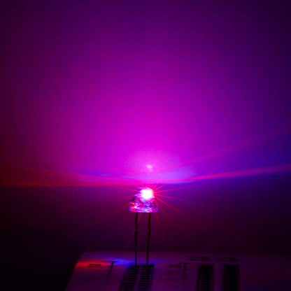 CHANZON 100 pcs 5mm RGB Multicolor Fast Blinking (Multi Color Changing) - color: J) Fast Flash (100pcs)