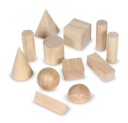 Learning Resources Wooden Geometric Solids