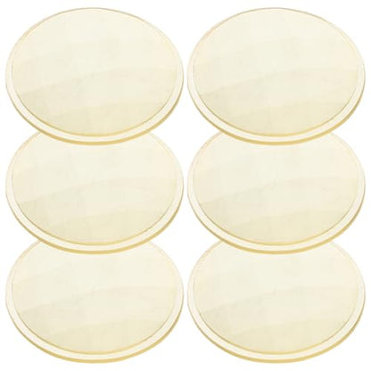 VOSAREA 6pcs Kaleidoscope Lens Kit Multifaceted Prism Lens Parts for Toy Making DIY Crafts Replacement and Upgrade for Homemade Kaleidoscope Projects 1.69 X 1.69 X 0.39 in