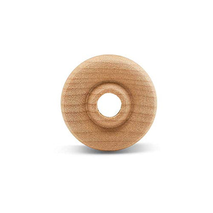 Classic Mini Wooden Wheels, Great for Crafts Too, 1 Inch Diameter, 1/2 Inch Thick, 1/4 Inch Hole, Pack of 25, by Woodpeckers - color: Pack of 25, size: 1 inch, 1/2 inch thick