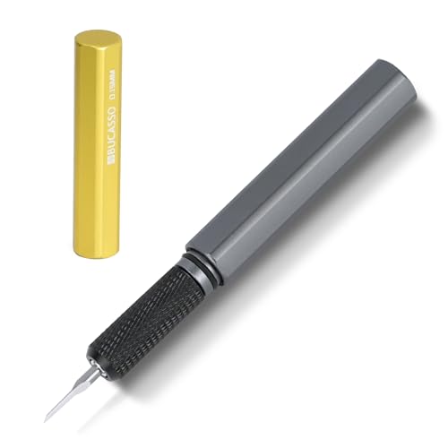 Model Scriber, Line Scriber with Tungsten Steel Blades, Model Scribing Tool for Modeling Hobby, RG Scale Model, Gundam Model Kit, Plastic Models, Resin GK Carved Engraved Lines (0.15MM) - size: 0.15MM