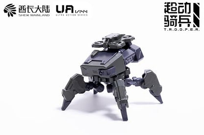 Sheik Mainland 1/144 Super Cavalry ZA-02 Blue Model Kit 3PCS - color: Za-02 Blue