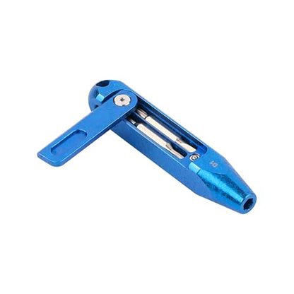 OKNIFE Otacle D1 D1 Titanium Alloy 9-in-1Small EDC Pocket Screwdriver - color: Snowflake Blue