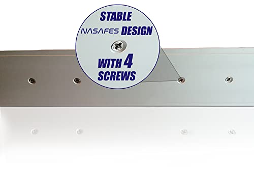 Aluminum Straight Edge Ruler with Handle, Cutting Ruler and Safety Ruler