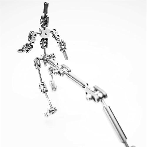 DIY Stop Motion Armature Kits, Metal Puppet Figure Skeletons Metal for Character Design Creation/Ready Studio Armature Kits for Stop Motion Animation,18CM - size: 18CM