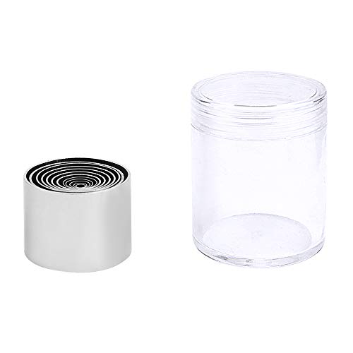 Fireboomoon 12 PCS Hole Hollow Punch Cutter Set with Storage Case,Stainless Steel Round Circle Ring Clay Cutters Ceramics Dotting Baking Indentation Mold Tools for Polymer Clay Pottery Handmade Craft - color: Silver 12pcs Round
