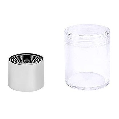 Fireboomoon 12 PCS Hole Hollow Punch Cutter Set with Storage Case,Stainless Steel Round Circle Ring Clay Cutters Ceramics Dotting Baking Indentation Mold Tools for Polymer Clay Pottery Handmade Craft - color: Silver 12pcs Round