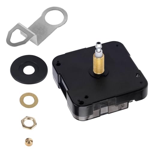 Quartz Clock 12888 Movement Replacement Set, Wall Clocks Mechanism Battery Operated Repair Parts Kit for Wall Clock Without Second Hand Motor Repair Parts - size: Thread length 39/64 inches