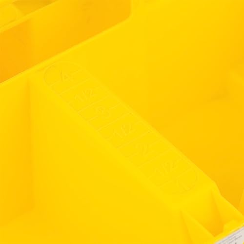 Bucket Boss - Bucket Stacker Small Parts Organizer, Bucket Organization (15051) , Yellow - size: 1 Count (Pack of 1)