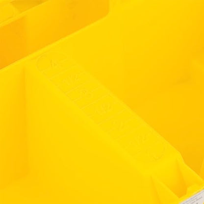 Bucket Boss - Bucket Stacker Small Parts Organizer, Bucket Organization (15051) , Yellow - size: 1 Count (Pack of 1)