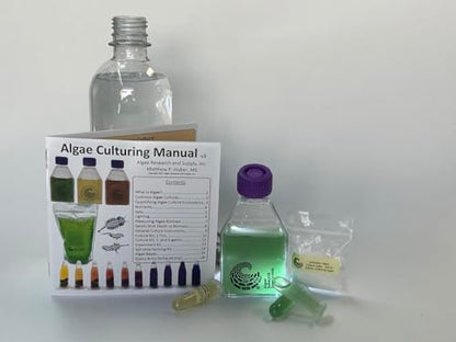 Algae Research Supply Algae Culture Kit Spirulina, Perfect for School Science Fairs/Projects, Experiments & Classrooms