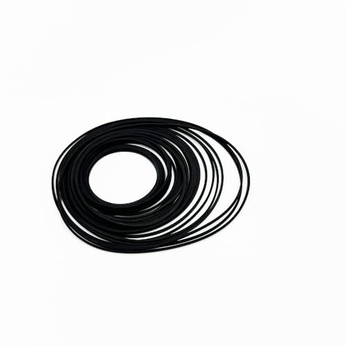 48PCS Pulley Belts Engine Drive Belt Rubber Transmission Belt for RC Car Robot DIY Model Toy Accessories (48PCS Mix Color) - style: 48PCS Mix Color