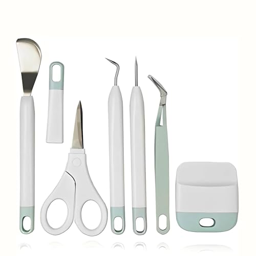 Craft Vinyl Weeding Tools Set, Precision Craft Vinyl Tools Kit, 6pcs Weeding Kits - size: L