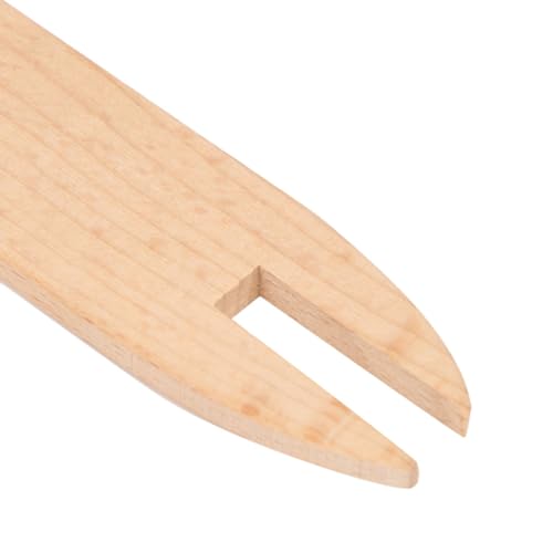 Wooden Weaving Shuttle Set 2 Pack Beech Wood Handcrafted Weaving Tools for DIY Scarf Sweater Scarf Tapestry Knitting Kits Large and Small Sizes for Beginners Creative Crafting