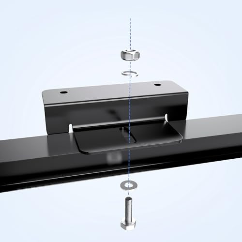 Solar Panel Mounting Z Brackets, Black Aluminum 8-Pack Set - size: 8 Units Z Brackets