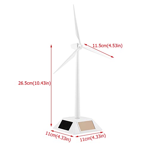 Solar Wind Toy Solar Powered Wind Mill ABS Plastic Mini Wind Turbines Home Decor Toy
