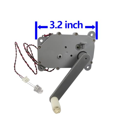 Nightbreeze Hand Crank Generator for Physics & Science Labs – Energy Conversion Teaching Apparatus with LED Bulbs – Classroom Demonstration, School Science Education, Output DC 1-12V