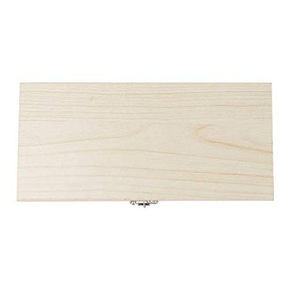 Biology Glass Prepared Microscope Slides Specimens Wooden Slide Storage Box Case