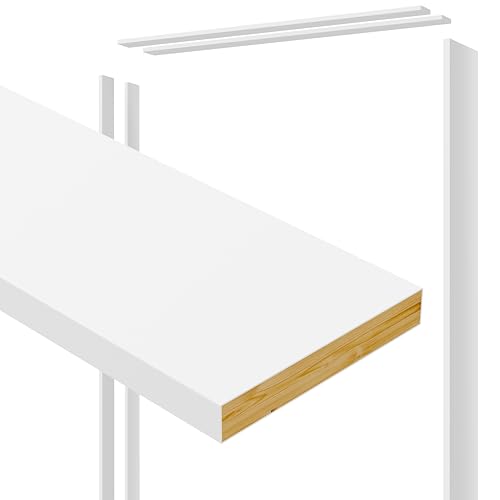 Pocket Door Frame Kit for 36" x 80" Openings, Split Jamb Design for 4-9/16" Walls, Solid Pine Wood, DIY Interior Door Jamb Kit with Installation Hardware - color: Pocket Door Jamb Kit