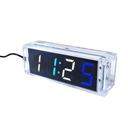 EIELE Soldering Practice Kit Color Changing Clock Electronic Learning Kit for Soldering Enthusiasts