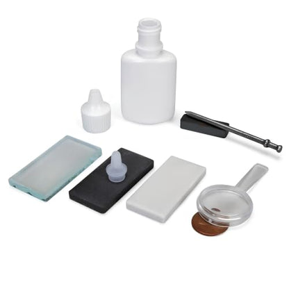United Scientific™ Mineral ID Kit, 7 Piece Geology Rock Testing Tools