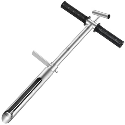20 Inch Soil Sampler Probe, Stainless Steel Soil Core Sampling Tool with T-Handle, Heavy Duty Soil Probe for Lawn, Garden, Farm & Soil Testing - size: 20 inch