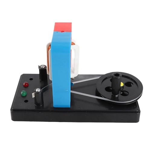 Electric Motor Kit, Hand Crank Generator Physical Teaching Demonstration Motor Hand Crank Generator Educational Experiment Generator Model