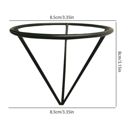 Avocado Growing Holder, Triangular Plant Propagation Bracket, Avocado Root Propagation Rack, for Home Landscape Garden Living Room Bedroom Balcony Backyard Patio Greenhouse - color: Black