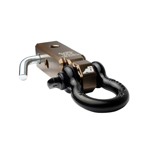 Agency 6 Recovery Hitch Shackle Block Kit 2" Receiver Block - Bronze - color: Bronze