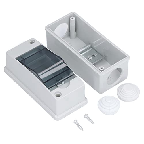 2 Way Breaker Box, IP65 Waterproof DIN Rail Enclosure