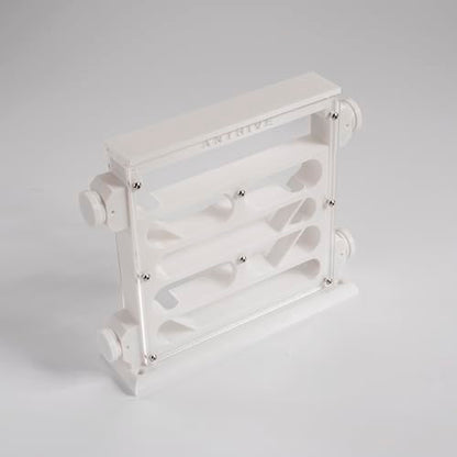 Ant Farm Observation Nest, White, Multi-Layer Educational Formicarium with 4 Extension Ports, Vertical Standing Design
