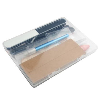 15Pcs Modeler Basic Tools Craft Set for Gundam Model Tools Kit with Plastic Box for Model Assemble Car Hobby Model Building Repairing and Fixing DIY Craft kit