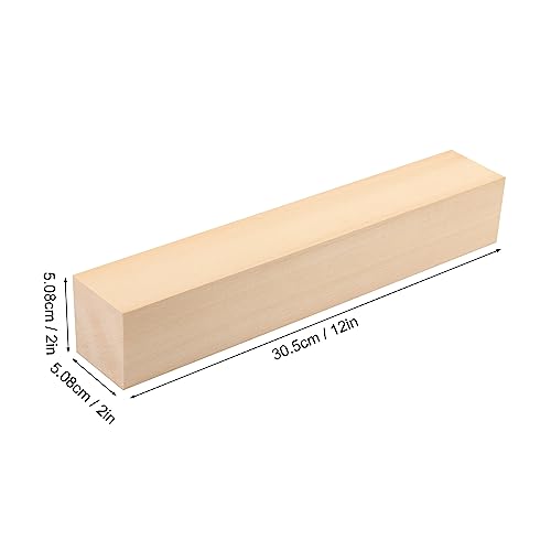 10 Pack Basswood Carving Blocks, 12x2x2 Inches Basswood Blocks for Beginner to Advanced Carvers, Ideal for DIY Projects and Gifts, Soft and Smooth, Easy Whittling and Carving,by GNIEMCKIN - size: 10 Pack 12x2x2 Inches