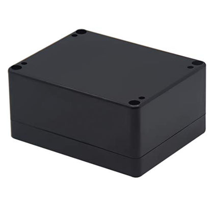Junction Box, Zulkit Project Box IP65 Waterproof Outdoor Box ABS Plastic Electrical Boxes Electronic Enclosure Black 4.5 x 3.5 x 2.2 inch(115 x 90 x 55 mm)(Pack of 1) - size: 4.5" x 3.5" x 2.2"(Pack of 1)