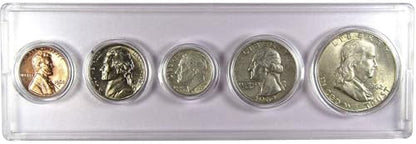 1962 Year Set 5 Coins in Circulated or Better Condition Gift Set