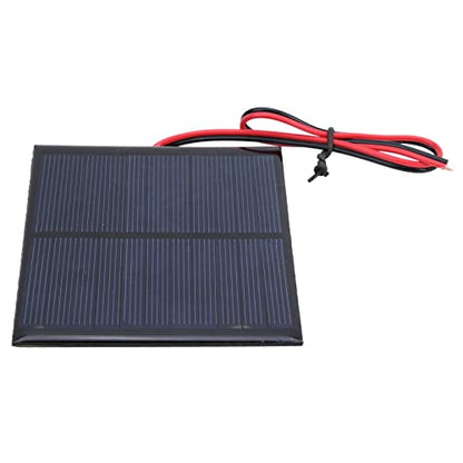 Mini Solar Panels, 6V 2W Mini Solar Cells for Solar Power, DIY Electric Toy Materials Photovoltaic Cells, Solar DIY System Kits, 90x80mm/3.5x3.1in, 5PCS, for Solar Light, Charger