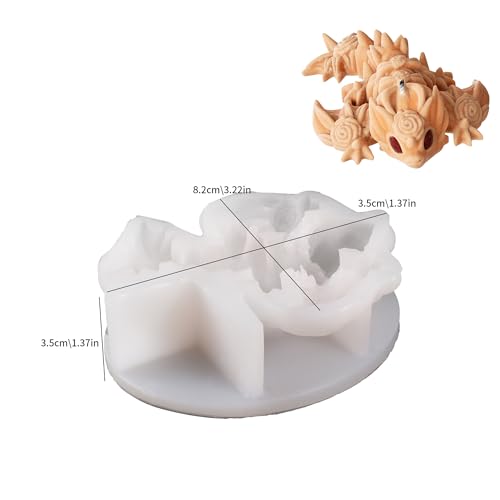 Dragon Egg & Horn Silicone Molds - Dinosaur Resin Casting Molds for Candle Making & Home Decor - color: ehd-ye-dragon-97