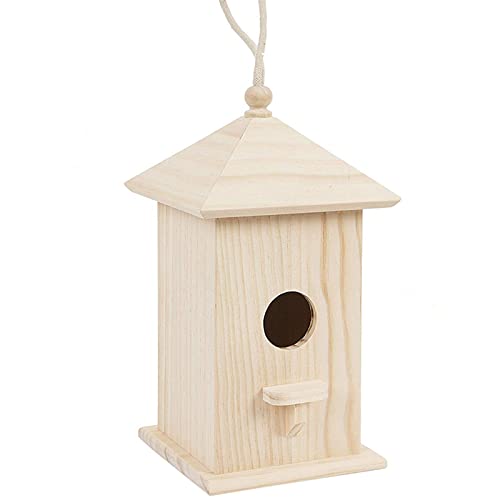 Wooden Birdhouse Creative Wooden Hanging Bird House